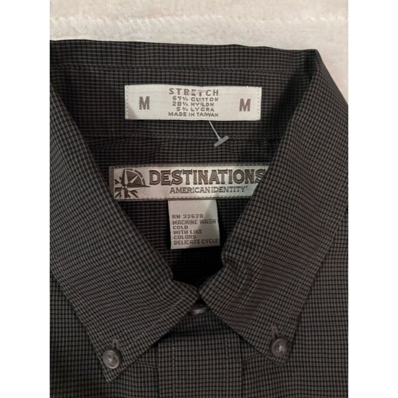 Roundup WeatherMax Logo Button-Down Long Sleeve Shirt Mens Medium NWT Transorb - Picture 4 of 5